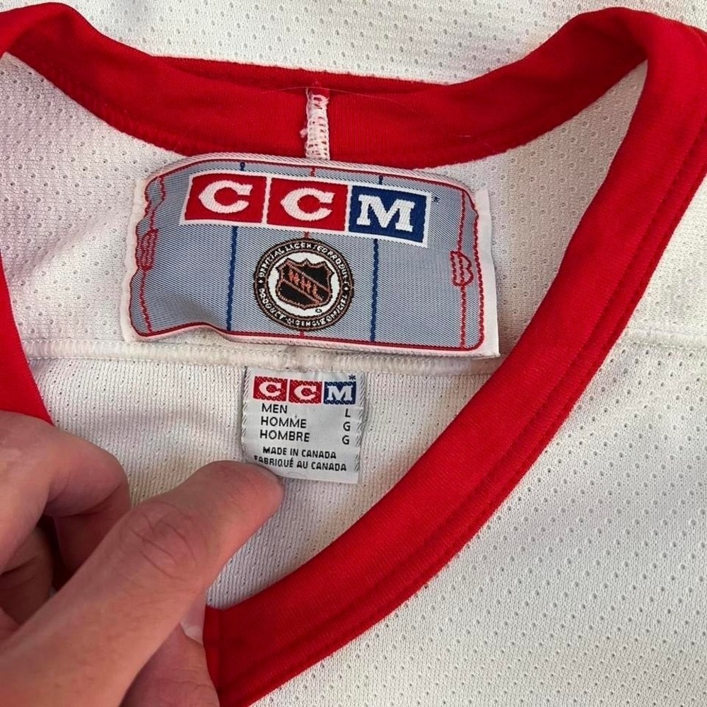 Vintage 1990s CCM Detroit red wings jersey Size large - Picture 3 of 5